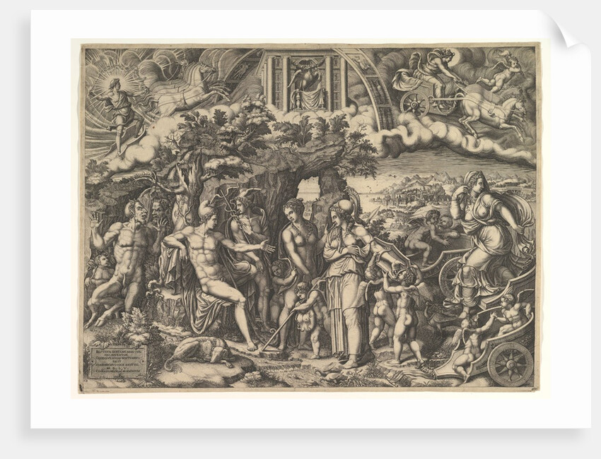 The Judgment of Paris, 1555 by Giorgio Ghisi