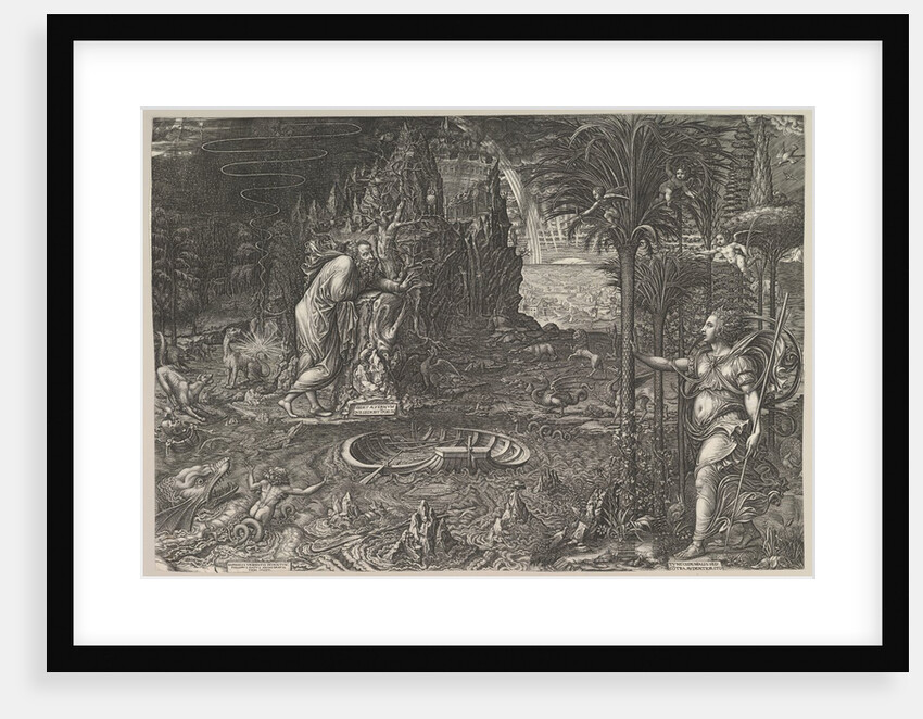 Allegory of Life, 1561 by Giorgio Ghisi