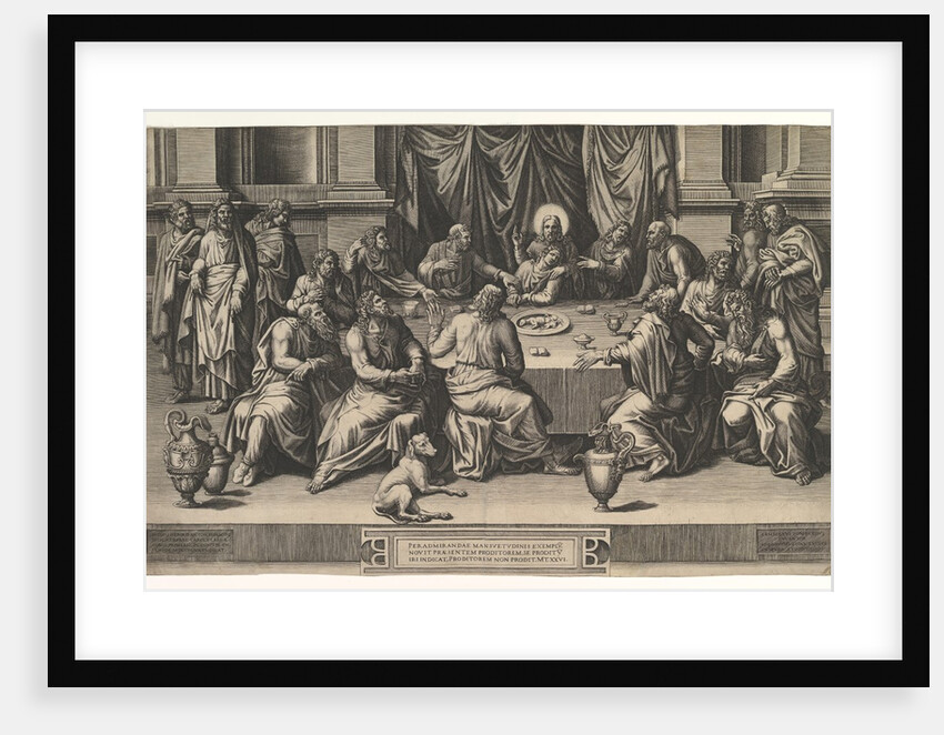 The Last Supper, 1551 by Giorgio Ghisi