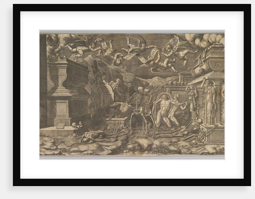 The Vision of Ezekiel, 1554 by Giorgio Ghisi