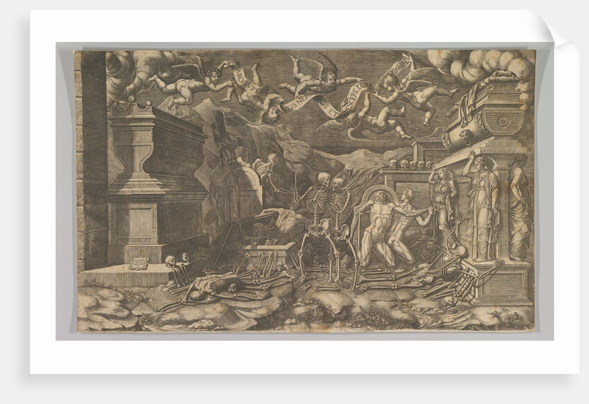 The Vision of Ezekiel, 1554 by Giorgio Ghisi