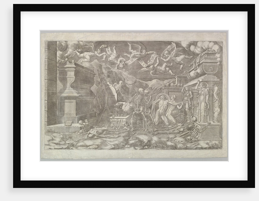 The Vision of Ezekiel, 1554 by Giorgio Ghisi