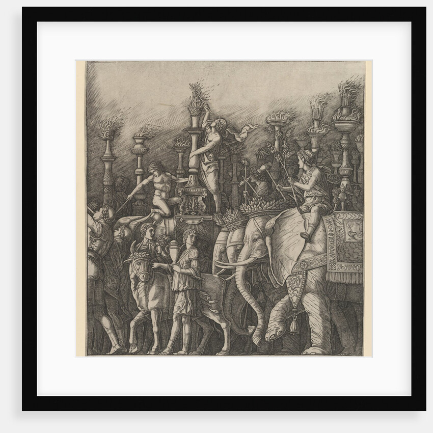 The Triumph of Caesar: the Elephants, 1470-1525 by Giovanni Antonio da Brescia (attributed to)