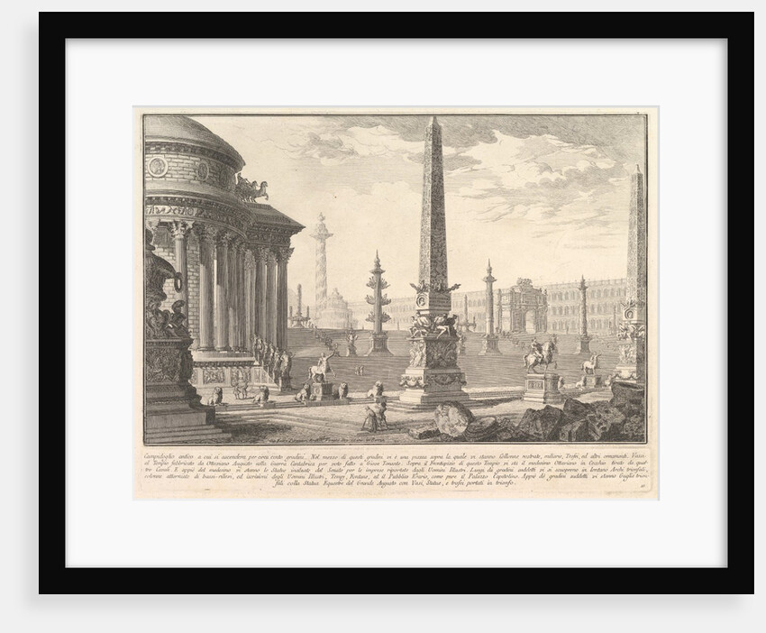 The ancient Capitol ascended by approximately one hundred steps . . by Giovanni Battista Piranesi