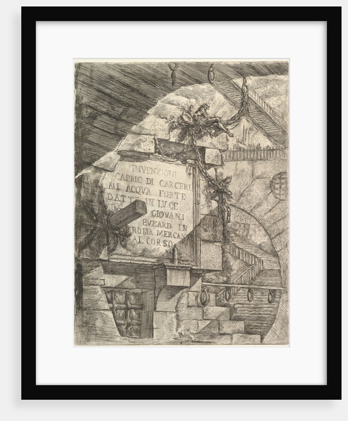 Title Page, from Carceri d'invenzione, ca. 1749-50 by Giovanni Battista Piranesi