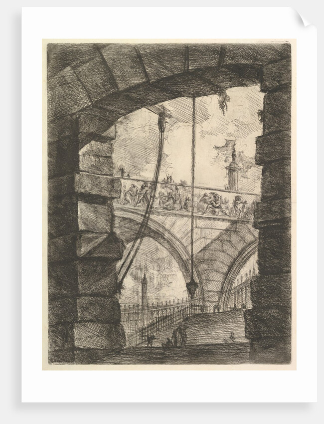The Grand Piazza, from Carceri d'invenzione, ca. 1749-50 by Giovanni Battista Piranesi