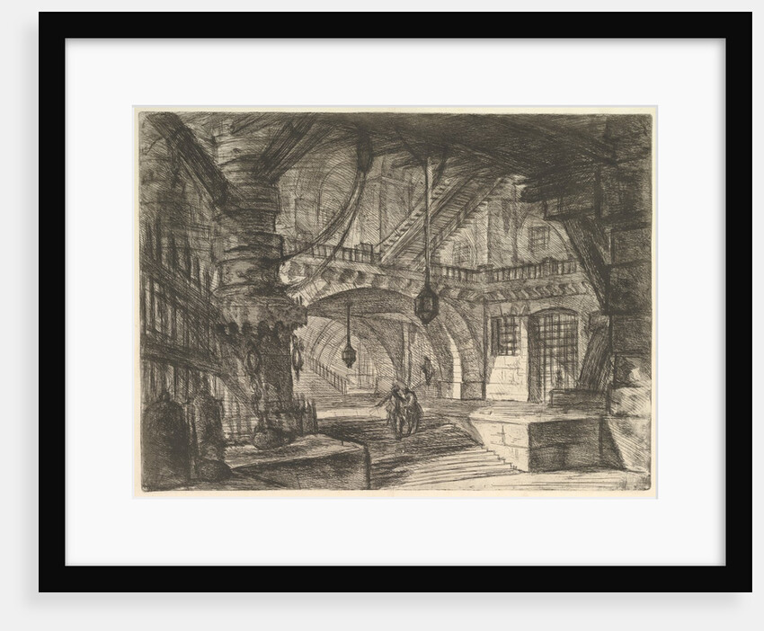The Pier with Chains, from Carceri d'invenzione, ca. 1749-50 by Giovanni Battista Piranesi