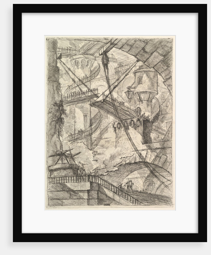 The Drawbridge, from Carceri d'invenzione, ca. 1749-50 by Giovanni Battista Piranesi