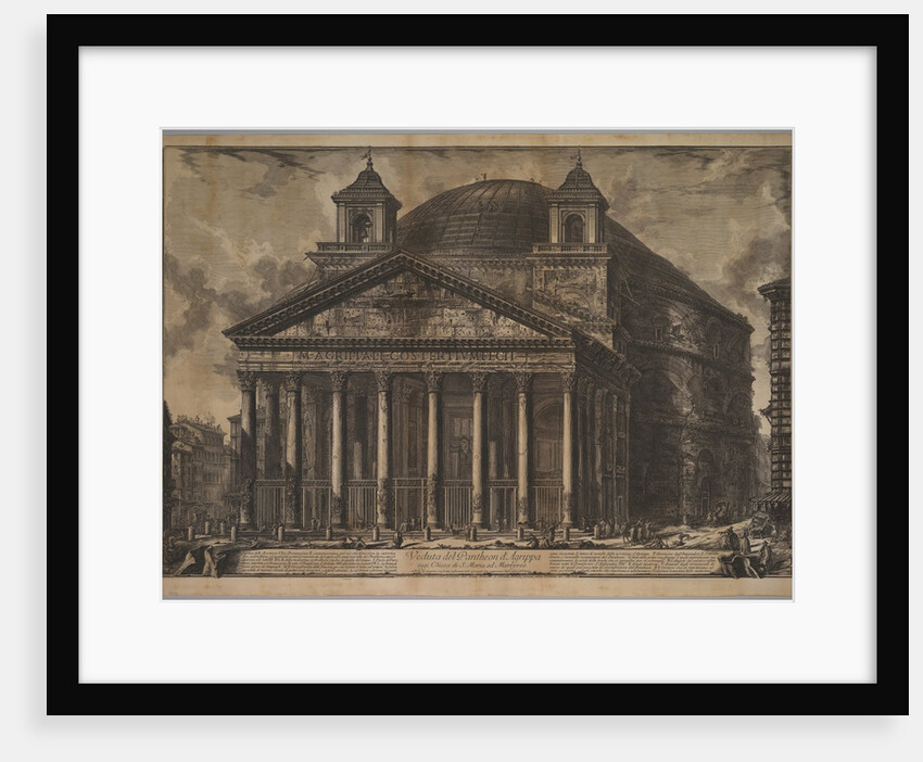 The Pantheon exterior, 1720-78 by Giovanni Battista Piranesi