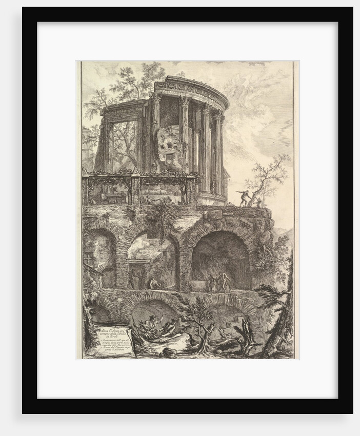 Altra V. del Tempio della Sibilla in Tivol by Giovanni Battista Piranesi