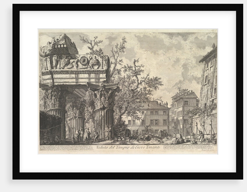 The Temple of Vespian, ca. 1756 by Giovanni Battista Piranesi