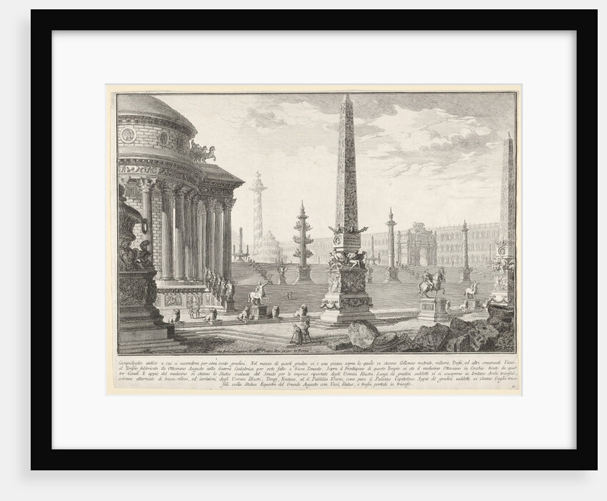 Plate 10: 'The ancient Capitol ascended by approximately one hundred steps […] by Giovanni Battista Piranesi