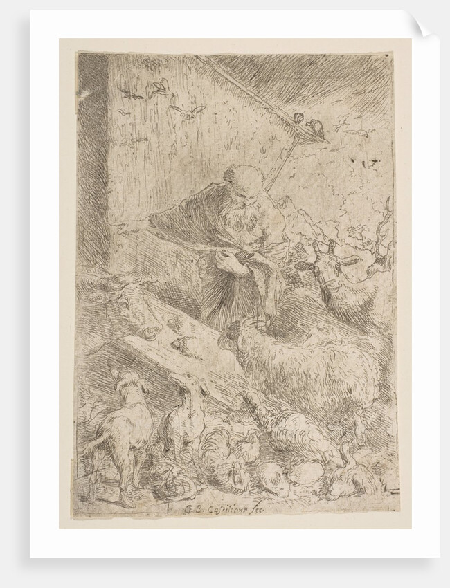 Noah letting the animals into the ark, ca. 1630 by Giovanni Benedetto Castiglione