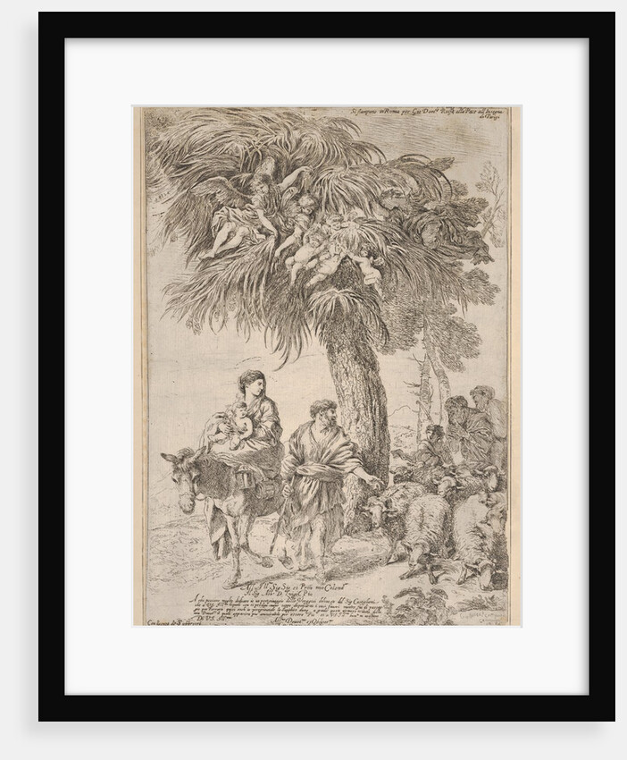 The Holy Family on their flight into Egypt, ca. 1647 by Giovanni Benedetto Castiglione