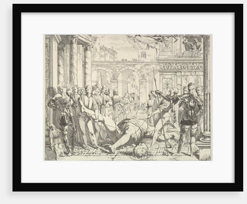 The Martyrdom of Saint Christopher, from 'The Story of Saints James and Christopher in the…, 1776 by David Giovanni