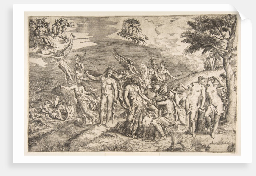 The Judgment of Paris, 16th century by Giulio Bonasone