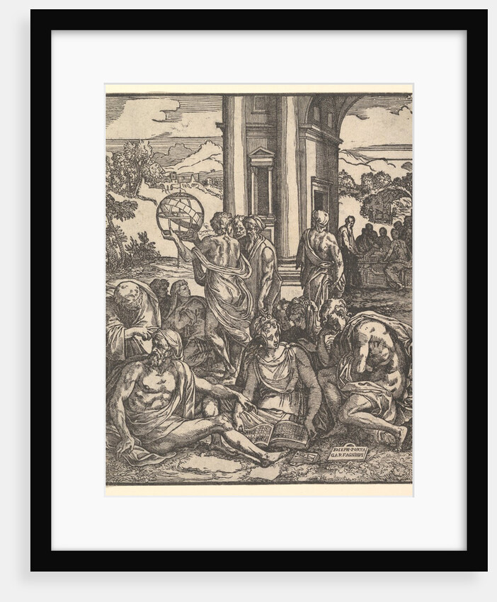 Frontispiece to 'Le sorti di Francesco Marcolini da Forli intitolato Giardino di Pensieri', 1540 by Giuseppe Porta