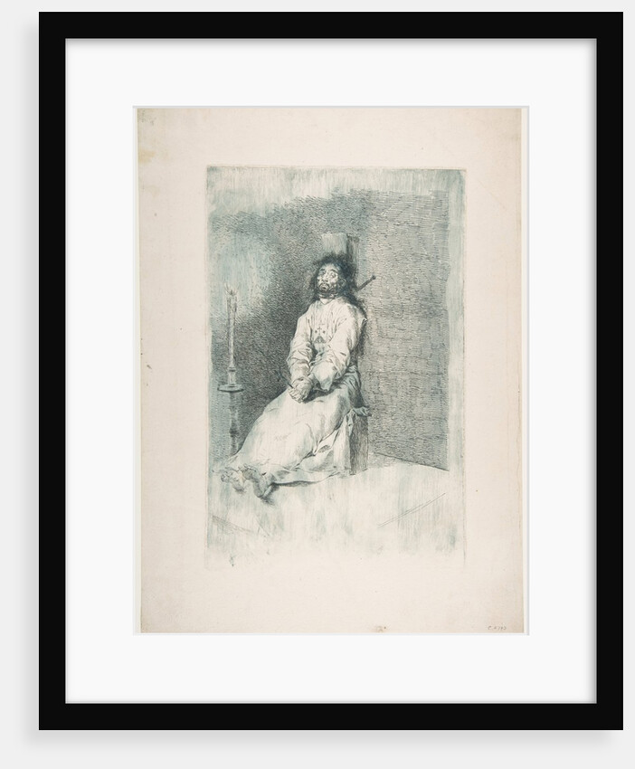 The Garroted Man, ca. 1778-80 by Francisco Goya