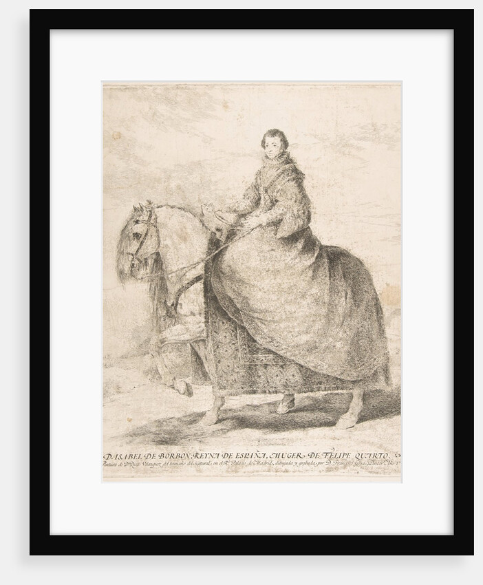 Isabel of Bourbon, Queen of Spain and wife of Philip I by Francisco Goya