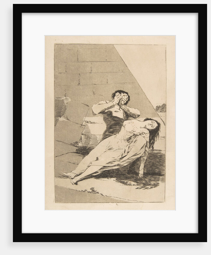 Plate 9 from 'Los Caprichos': Tantalus, 1799 by Francisco Goya