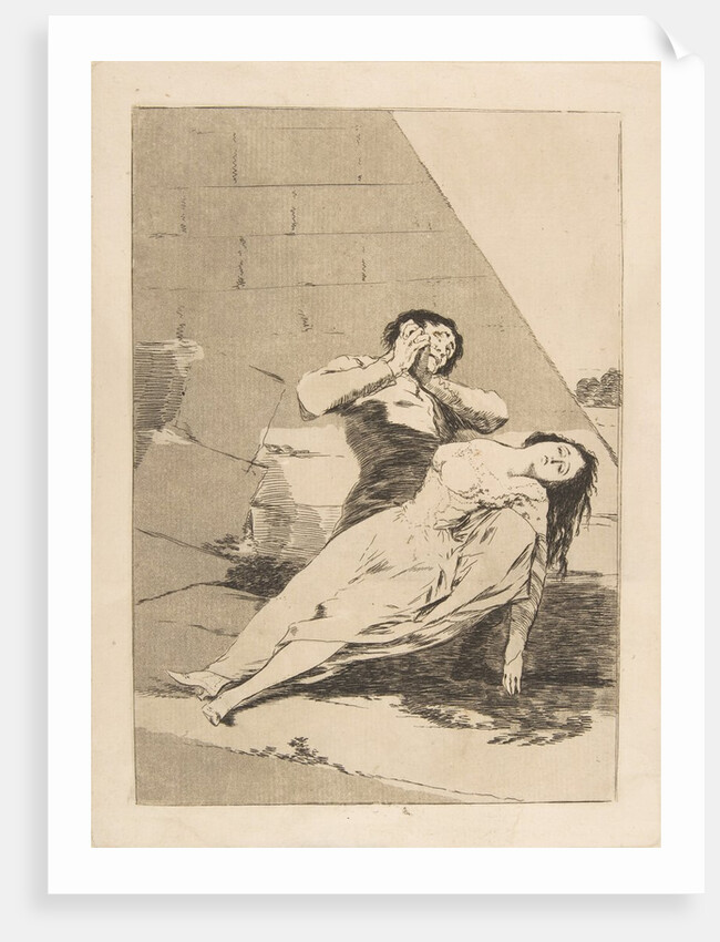 Plate 9 from 'Los Caprichos': Tantalus, 1799 by Francisco Goya