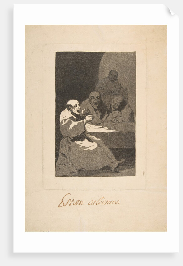 Plate 13 from 'Los Caprichos':They are Hot, 1797-98 by Francisco Goya