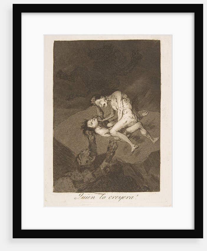Plate 62 from 'Los Caprichos': Who would have thought it?, 1799 by Francisco Goya