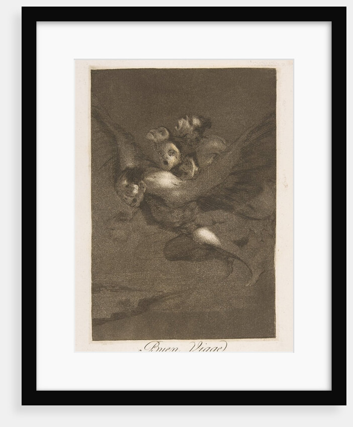 Plate 64 from 'Los Caprichos': Bon voyage, 1799 by Francisco Goya