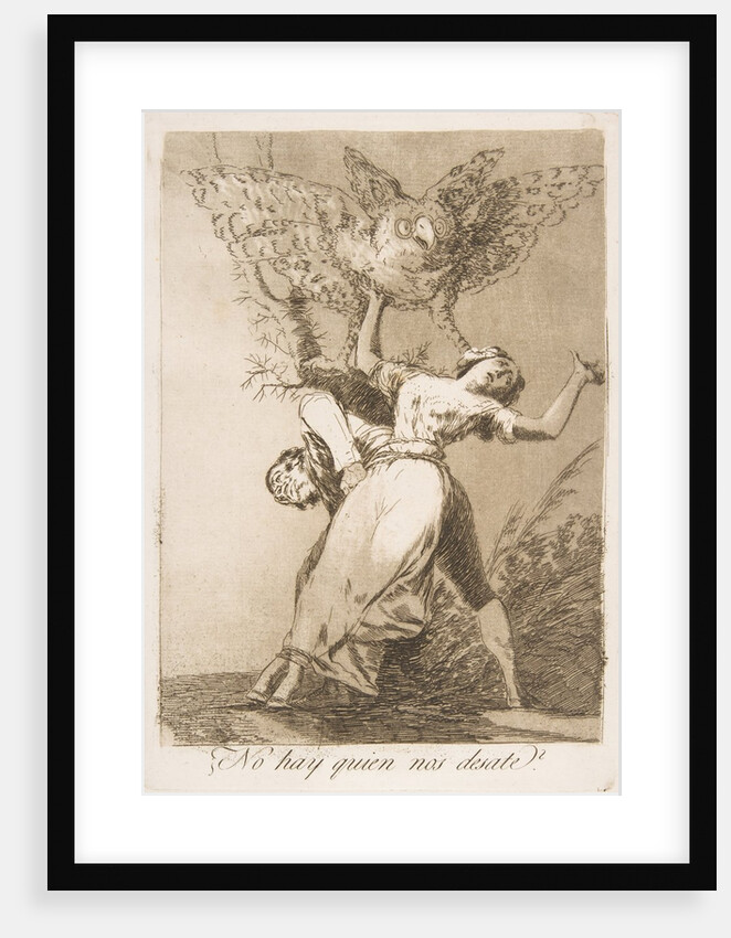 Plate 75 from 'Los Caprichos': Is there no one to untie us?, 1799 by Francisco Goya