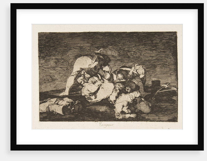 Plate10 from 'The Disasters of War': 'Nor [d…, 1810 by Francisco Goya