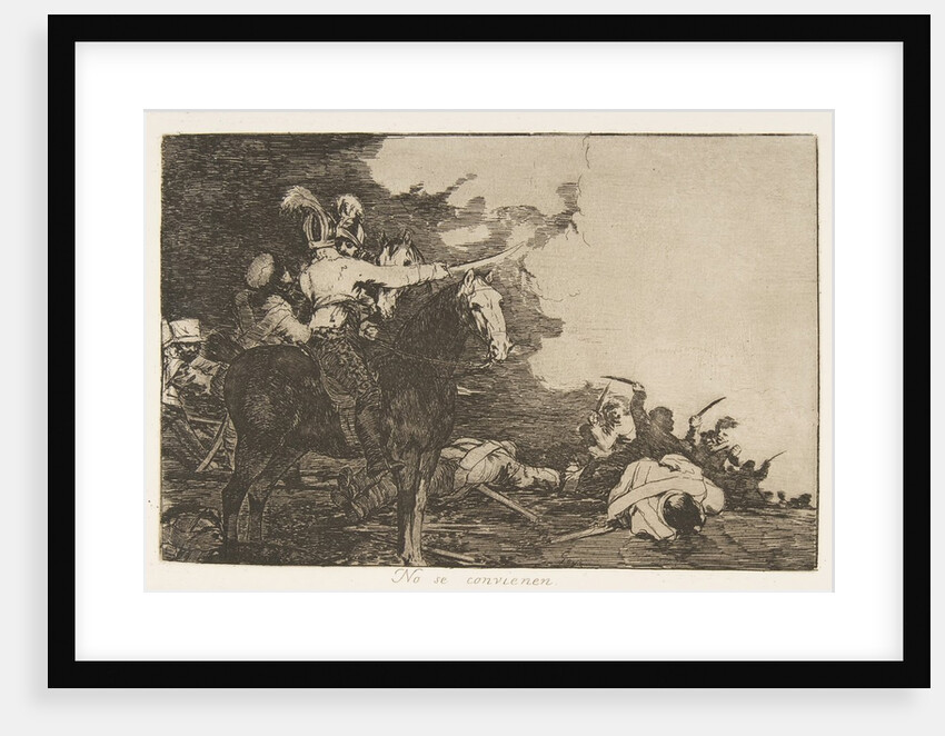 Plate 17 from 'The Disasters of War': 'They …, 1810 by Francisco Goya