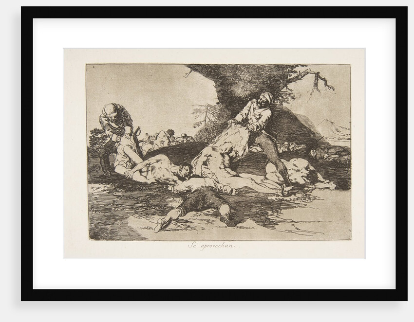 Plate 16 from 'The Disasters of War': 'T…, 1810 by Francisco Goya