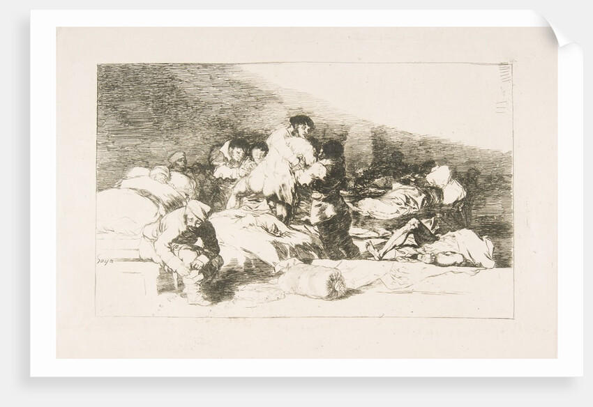 Plate 25 from 'The Disasters of War': 'These too. by Francisco Goya