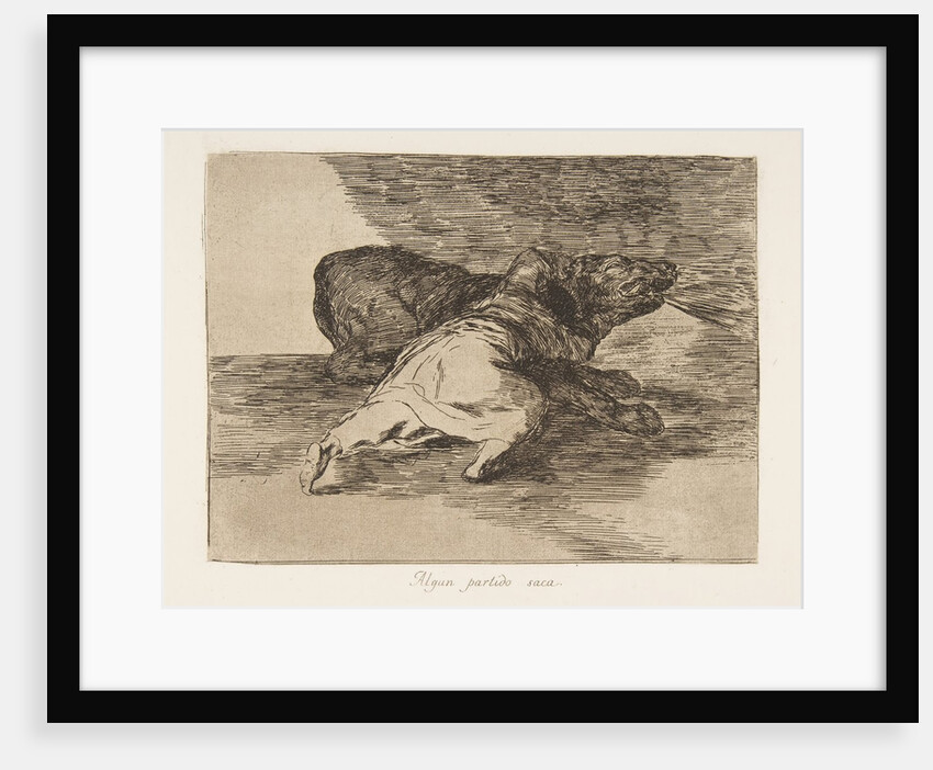 Plate 40 from 'The Disasters of War': 'He ge…, 1810 by Francisco Goya