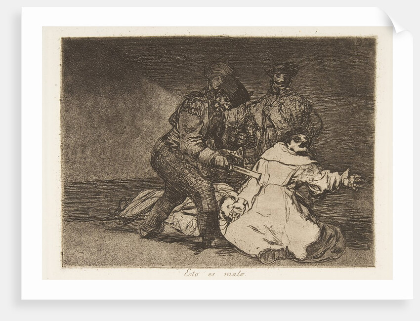 Plate 46 from 'The Disasters of War': 'This …, 1810 by Francisco Goya