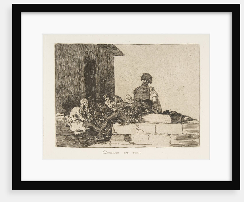 Plate 54 from 'The Disasters of War': 'Ap…, 1811-12 by Francisco Goya