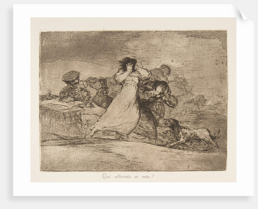Plate 65 from 'The Disasters of War' by Francisco Goya