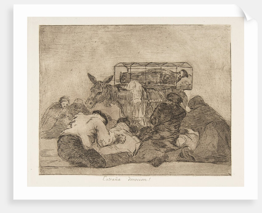 Plate 66 from 'The Disasters of War' by Francisco Goya