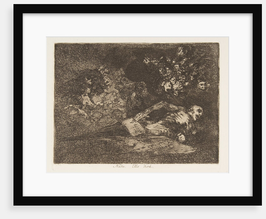 Plate 69 from 'The Disasters of War': 'Not…, 1810-20, published 1863 by Francisco Goya