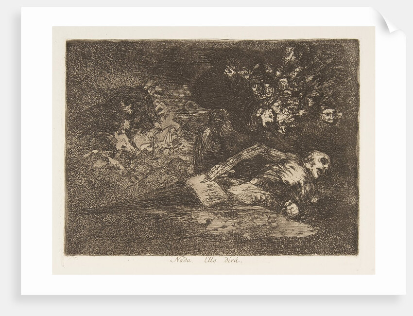 Plate 69 from 'The Disasters of War': 'Not…, 1810-20, published 1863 by Francisco Goya