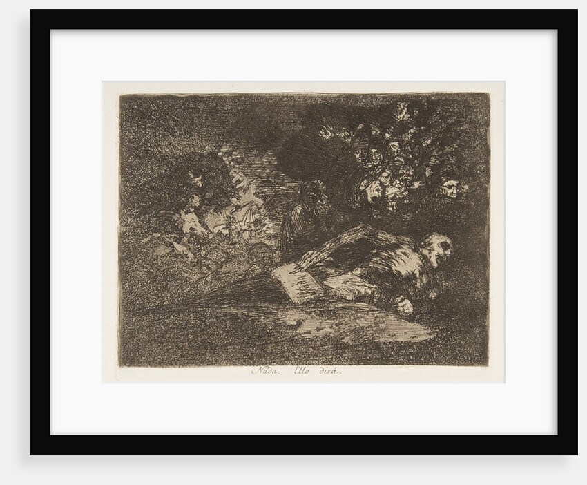 Plate 69 from 'The Disasters of War' by Francisco Goya