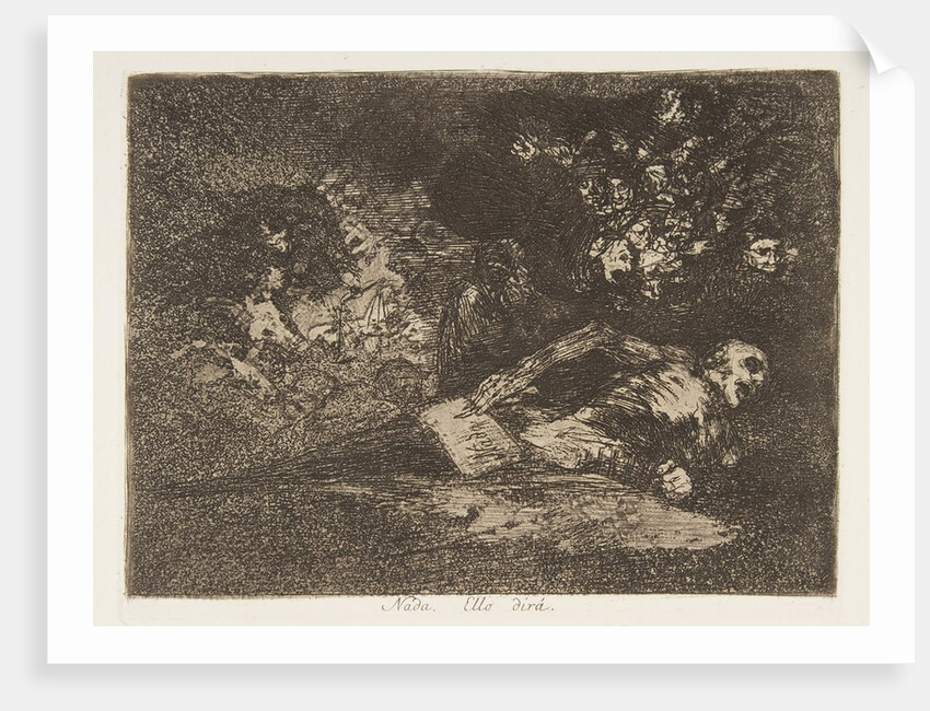 Plate 69 from 'The Disasters of War' by Francisco Goya