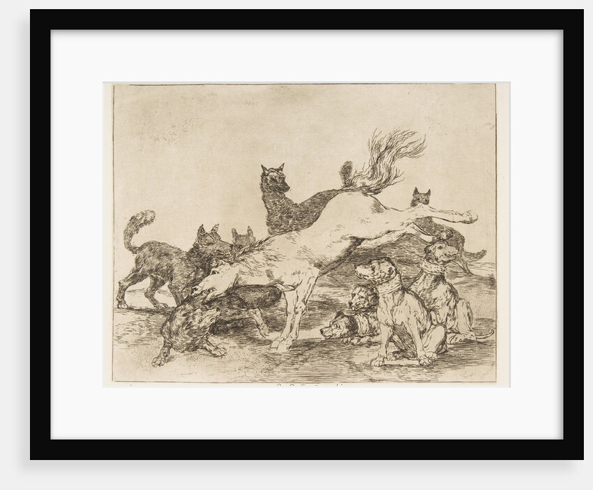 Plate 78 from 'The Disasters of War' by Francisco Goya
