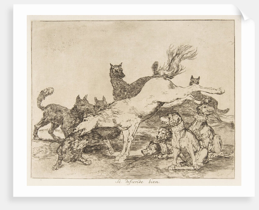 Plate 78 from 'The Disasters of War' by Francisco Goya