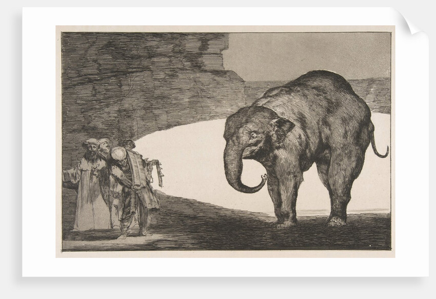 Plate C from the 'Disparates': Animal Folly, ca. 1816-23 by Francisco Goya