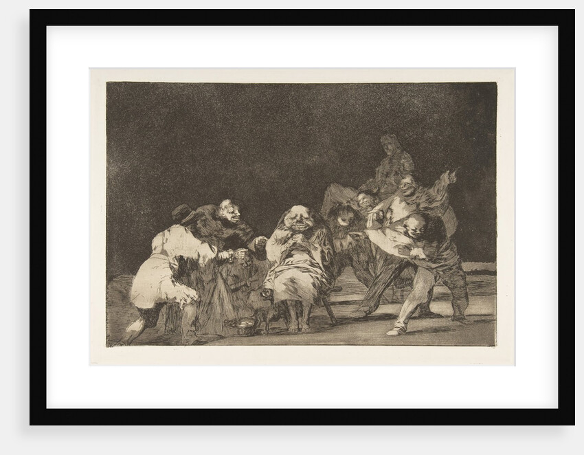 Plate 17 from the 'Disparates': Loyalty, ca. 1816-23 by Francisco Goya