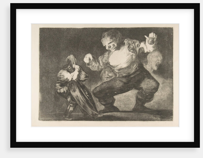 Plate 4 from the 'Disparates': Simpleton, ca. 1816-23 by Francisco Goya