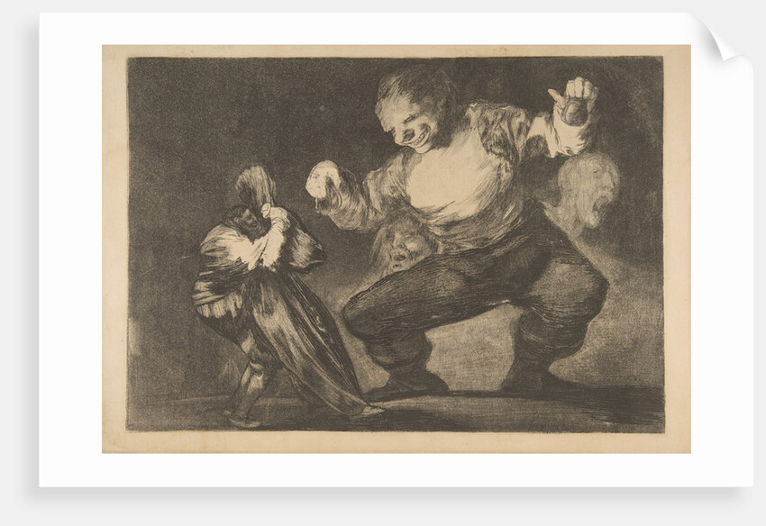 Plate 4 from the 'Disparates': Simpleton, ca. 1816-23 by Francisco Goya