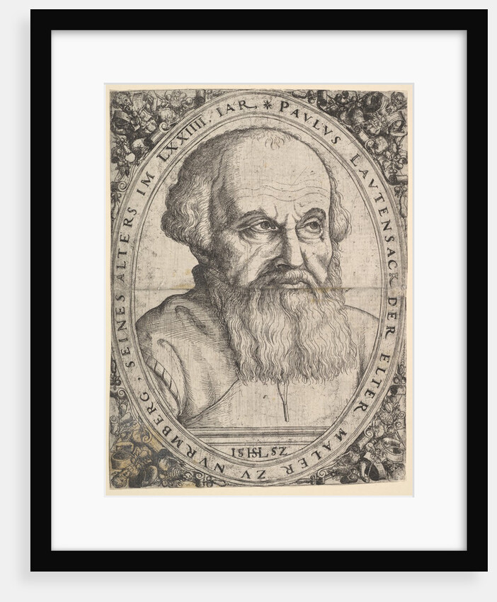 Portrait of Paulus Lautensack the Elder, 1552 by Hans Sebald Lautensack