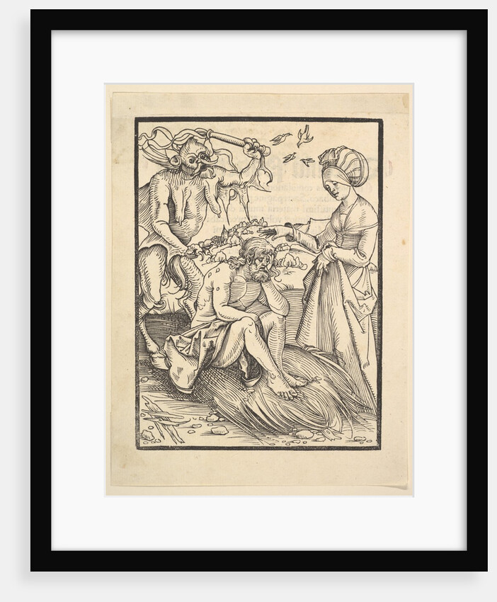 Job Tempted by a Demon, 1509 by Hans Baldung